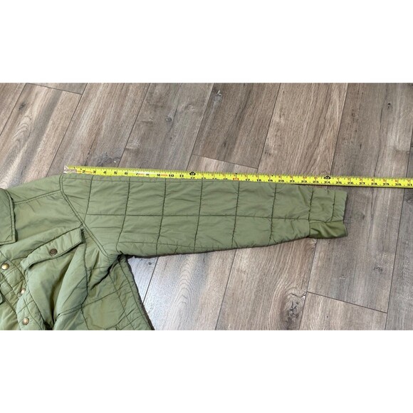 Badlands Mens M Puffy Shirt Jacket Sage Green Button Up Hunting Outdoors - Picture 6 of 10